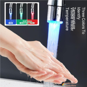 Intelligent spout spout hot and cold water color changing