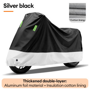 XTEN Motorcycle Cover Waterproof Rain Dust UV Universal Model With Reflective Strips Oxford Fabric Motorbike Cover