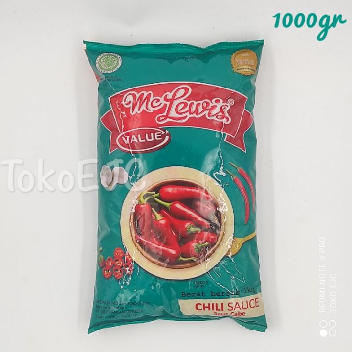 Mc Lewis Chili Sauce / Saus Sambal / Saus Cabe 1kg