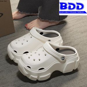 Sandal Wanita 8cm terbaru menggunakan bahan EVA anti-selip dan tahan lama sandal hak tinggi