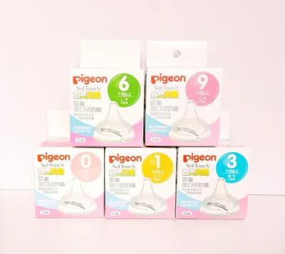 จุกนม จุกนมพีเจ้น [A0016] คอกว้าง จุกเสมือนนมแม่ Pigeon ไซร์ SS / S / M / L / LL