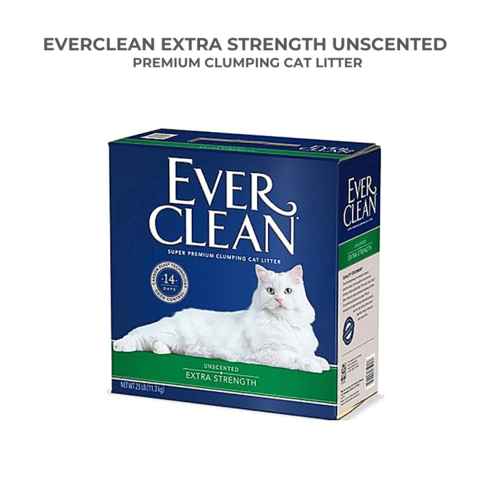 Everclean Extra Strength Unscented Premium Clumping Cat Litter 25lb Pack Lazada Singapore 2177