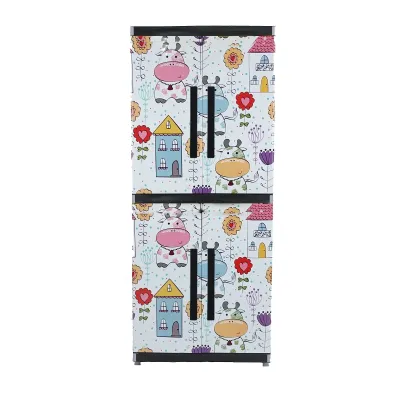 JUMBO - LEMARI PLASTIK MIAMI ORLANDO PREMIUM SUSUN 4 FULL RAK [MIAMIBOX]