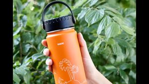 Bình giữ nhiệt 897ml Lock&Lock LHC4160 Riga Tumbler - Hàng chính hãng chất liệu thép không gỉ nắp 3 lớp giữ nhiệt có lọc trà - JoyMall