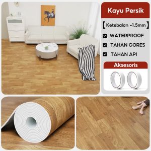 Karpet Lantai Vinyl Gulungan Serbaguna karpet vinyl lantai tebal1.5 MM Lebar 2M/5M