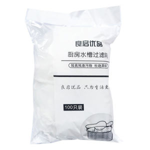 Ginca 100Pcs Kitchen Sink Garbage Filter Sewer Kitchen Floor Drain Filter Strainer Net