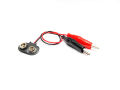 9V BATTERY SNAP CONNECTOR to ALLIGATOR CLIP 25mm, BEST FOR LED STRIP LIGHT or DIY PROJECTS. 