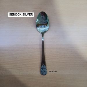 Sendok Garpu Makan Staniless Steel Ukir/Motif Tebal Sendok Korea Multi Warna Colorful