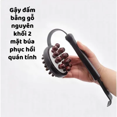 Gậy Đấm Lưng Massage Gỗ 2 Mặt – Đồ Gia Dụng Chăm Sóc Sức Khỏe Giảm Đau Vai Gáy & Lưng Tại Nhà