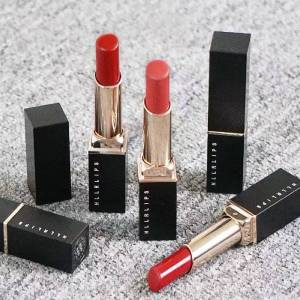 Q.21 HLLRลิปสติก 3.2g สีพีช แดงก่ำแดง ส้ม อิฐ เพิ่มความชุ่มชื้นเครื่องสำอาง Lipstick- 9019 Q.21