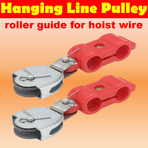 Ycaruz Lifting Supply Hanging Line Pulley Roller Guide For Hoist Wire Rope Lead Roller Industrial Sheave Block
