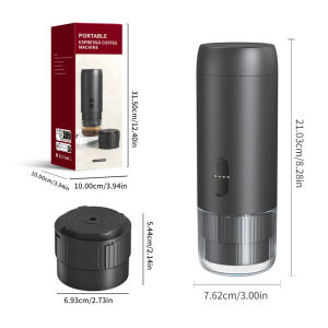 Cliton Portable Espresso Coffee Machine Mini Coffee Maker 2-in-1 Wireless Electric Coffee MakerRechargeable Trave