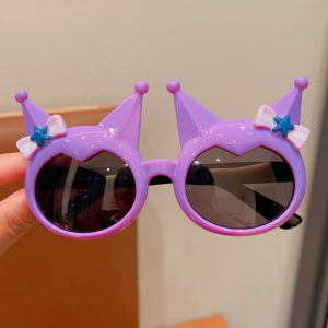 Creative Kawaii Y2K Style Hello Kitty Sunglasses Fashion Photo Glasses Props Student Girls Cute Cartoon Kuromi Melody Sunshade Glasses Gift