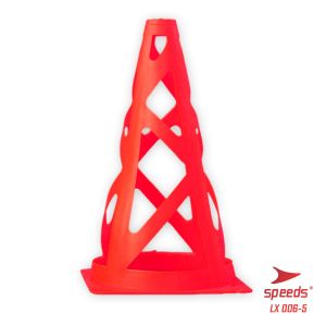 SPEEDS Cones cone kerucut/kun full 23 cm isi 1 pcs Rapat untuk latihan bola/sepatu roda Sepak Bola 006-5