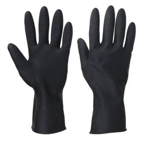MAOMEI 1Pair Chống trượt Găng tay nhuộm tóc S/M/L Tái sử dụng Găng tay tô màu làm tóc Dụng cụ tạo kiểu tóc Phụ kiện Thẩm mỹ viện Găng tay cao su dày hơn