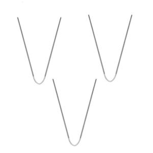 3ชิ้นถักโลหะรอบวงกลมถัก2Mm/2.5Mm/3Mm/3.5Mm/4Mm สำหรับงานฝีมือ