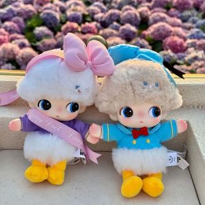 TKNUS แบบพกพา ตุ๊กตา PVC ซีรีส์ Dimoo ป้องกันการสูญหาย คาวาอี้ ห่วงกุญแจบอลลูนของมินนี่ สร้างสรรค์ บ้านของพลูโต จี้ตุ๊กตาการ์ตูน ผู้ชาย