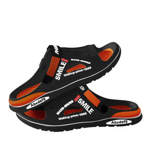 Summer Mens Flip-Flops Breathable Outdoor Beach Shoes Low Price Arabian Flat Sandals Slipper Two Wear For Men