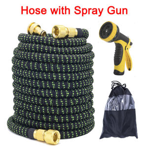 25FT-100FT Garden Hose Flexible Expandable Hose Garden Water Hose Magic Watering Hose Car Washing Hose Pipe With Sprayer