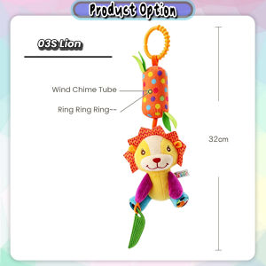 [Little B House] Baby Rattle Stroller Hanging Toys Baby Sensory Toys Soothing Toy 婴儿风铃玩具 Mainan Gantung Baby -BT453
