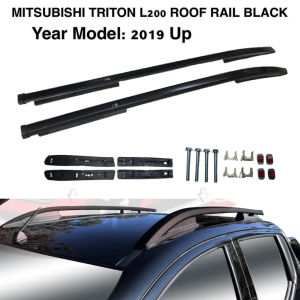 CPO Mitsubishi Triton L200 2019 Auto Body Part Roof Rail Rack Aluminum Alloy Black (8233)