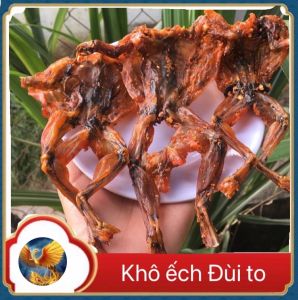 Khô Ếch Đồng vị ngọt dịu cay cay mằn mặn béo giòn [Tặng Kèm Sốt Tắc Chua Cay] - Vựa Khô Yến Vy