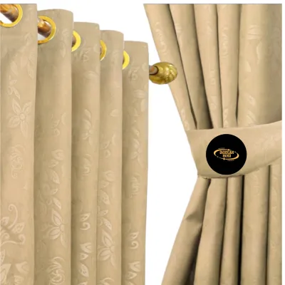 Gorden Jendela Panjang Dan Pendek Pintu Minimalis Ring Smokering - Emboss Polos Promo Murah Aestetic