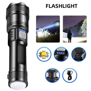 【New Arrival】 Waterproof LED Lantern with Zoomable Focus and Long Battery Life for Hiking and Camping