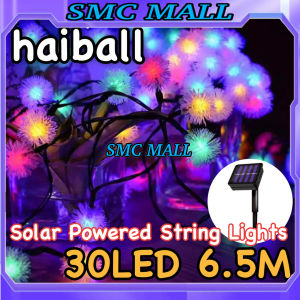 Hai ball 6.5 Meter 30 LED Solar Waterproof with Cord Christmas Lights Outdoor Home Decoration Solar Led String