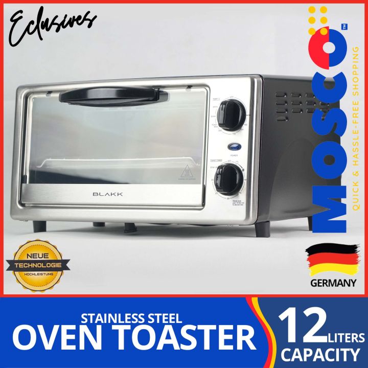 Blakk™ Oven Toaster 12 Liters 2 Quartz Heating Element 30mins
