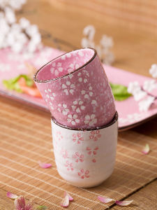 CNMFเซรามิคถ้วยชาKung FuชาPorcelain Masterขนาดเล็กถ้วยน้ําCherry Blossoms