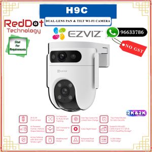 EZVIZ H9c Dual-Lens Pan & Tilt Wi-Fi Camera (Local SG Seller)