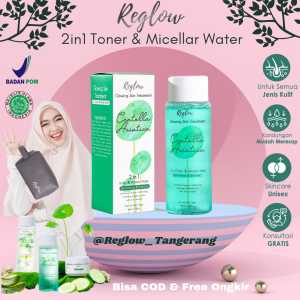 Reglow 2in1 TONER mengatasi bekas jerawat dan jerawat