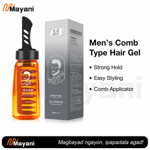 260ML Strong Hold Mens Hair Gel Styling Gel Hair Wax Non Sticky Long Lasting Hair Styling Cream