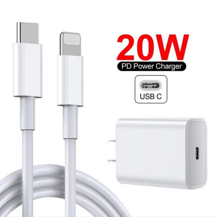 Original charging cable set cable USB-C to Lightning Cable Fast Charger ...