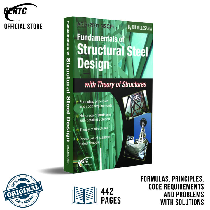 Fundamentals of Structural Steel Design - Official Civil Engineering Review Book by DIT Gillesania - GERTC Official Store