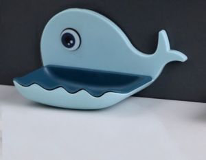 Giá Đựng Xà Phòng Không Đục Lỗ Hình Cá Voi Hộp Xà Phòng Thoát Nước Phòng Tắm Kệ Đựng Xà Phòng Gắn Tường Tự Dính