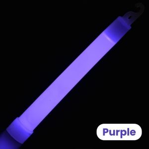 6 Inch Glow Stick Neon Stick With Hook Outdoor Emergency Light Party Concert Fluorescent Lightning Safety Hiking Camping