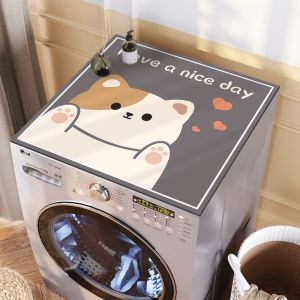 60×60 Washing Machine Cover Waterproof Pad Dust Damp Stain Resistant Disposable Household Mat Freezer Top Dustproof Wear Pads