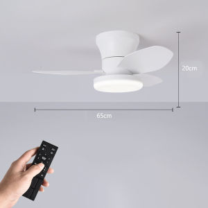 Nordic Style พัดลมโคมไฟ พัดลมเพดานมีไฟ  6-Speed ceiling fan with light โคมไฟ พัดลม สำหรับครอบครัว พัดลมรีโมท สำหรับห้องนอน ประหยัดพลังงาน พัดลมเพดานโคมไฟ  25/35นิ้ว พัดลมเพดานแขวน