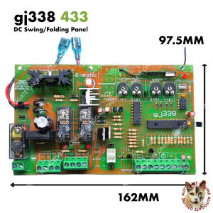G- CORA G-MATIC AA gj338 replace 531 AUTOGATE DC Swing folding control panel board (330MHZ 433MHZ ) / REMOTE