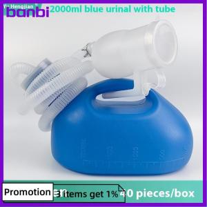 banbi ขวดฉี่พกพา1ชิ้น2000มล. สำหรับผู้ชายและผู้หญิงกันหกกระโถนสำหรับตั้งแคมป์ในบ้านรถอุปกรณ์เดินทาง
