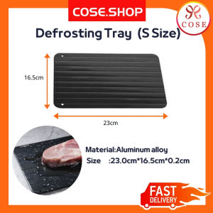 COSE Kitchen Fast Defrost Plate Defrosting Board Frozen Food Thawing Plate Thawing Board Quick Defrosing Tray Board Defrost Plate Kitchen Tools Dulang Cair Kitchen Gadget 快速解冻板解冻盘