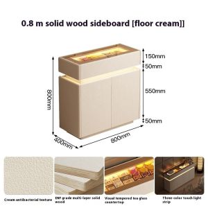 Urban Echo Storage Cabinet Sideboard Cabinet Modern Minimalist Living Room Partition Ultra Thin Cabinet Cabinet Storage
