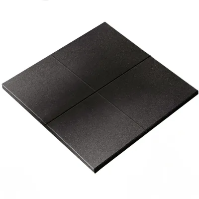 Pro Rubber Home Gym Mats Heavy Duty EDPM Tiles 50cm X 50cm with 15mm 20mm 25mm Thickness