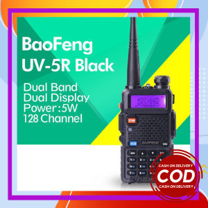 Handy Talkie Baofeng UV5R LCD Display 128Channel FM Radio Komunikasi HT Baofeng UV5R