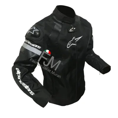 Jaket Motor Afrowheel Hitam Full Protektor