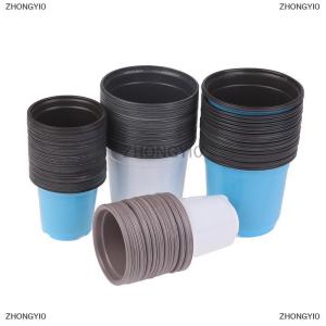 [COD] ZHONGYI0 10 chiếc Chậu hoa nhựa trồng trọt cho cây mọng nước Chậu Hoa Nhỏ Trồng Cây Giống đơn giản chậu ươm dày