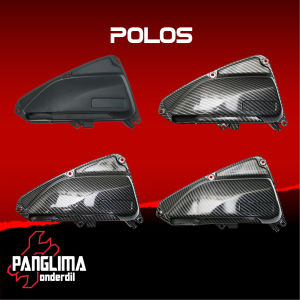 Tutup Box Filter Carbon Genio Scoopy New eSP K2F 2021 Beat Street K1A LED Deluxe New 2020 Penutup Cover Boks Saringan Hawa Udara Hitam Delux Light Premium Black Karbon