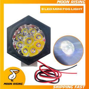 MOTORCYCLE LIGHTINGS UNIVERSAL 9 LED BEADS MINI FOG LIGHT LAMP FOR MOTORCYCLE